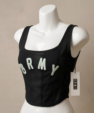 Top GRMY Jungle Punch Negro con Cordones Blancos