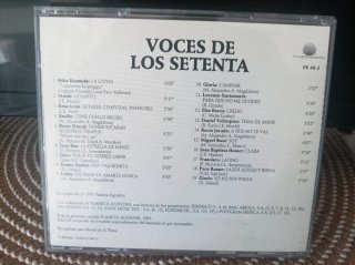 Cd recopilatorio Grupos de los setenta