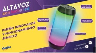 Altavoz Bluetooth Cola Cao con Luces LED
