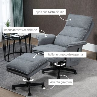 Sillón Relax Eléctrico Masaje con Reposapiés