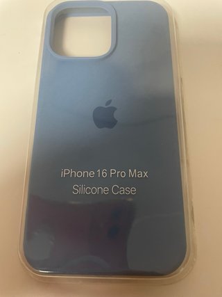 Funda Apple iPhone 16 Pro Max Silicona Azul