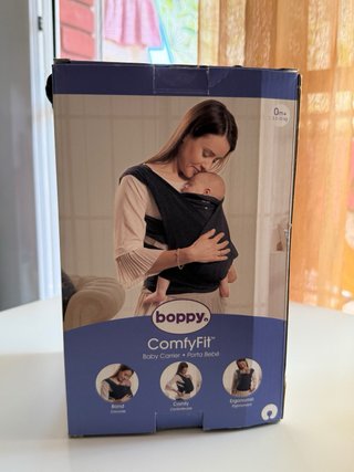 Portabebés Boppy Comfy Fit gris