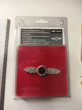Insignia Piloto Bombardero Luftwaffe