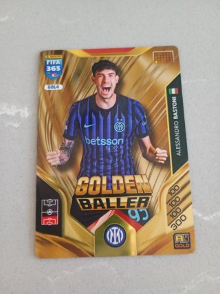 Nico Williams y Bastoni Balón de Oro Panini