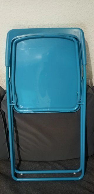 Sedia pieghevole Ikea turchese