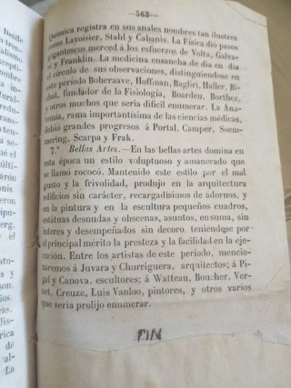Libro de historia del primero de siglo XX