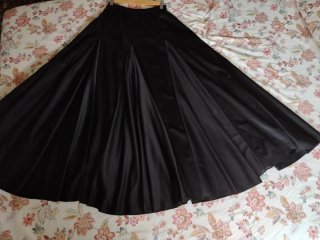 Falda Flamenca Negra Talla L