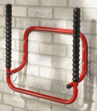 Soporte Pared Bicicleta Rojo