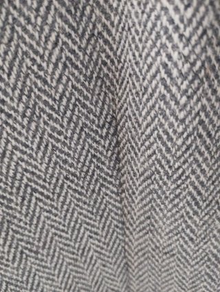 Chaqueta americana tweed gris y negra
