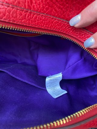 Bolso Piel Rojo Bimba y Lola
