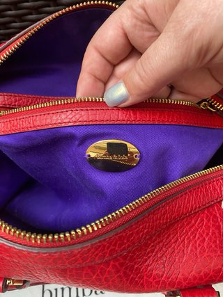 Bolso Piel Rojo Bimba y Lola