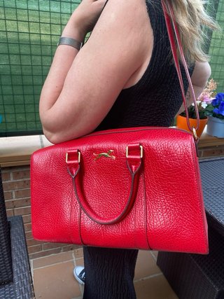 Bolso Piel Rojo Bimba y Lola