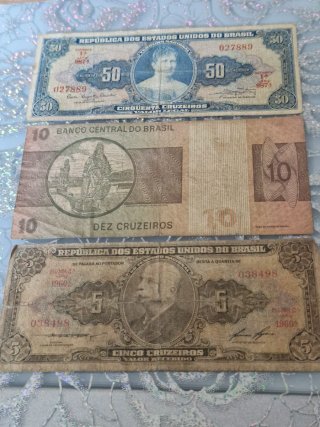 Banconote Storiche Brasiliane - Lotto Misto