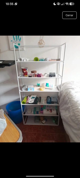 Estantería blanca