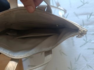 Mochila Desigual Beige/Blanca Mujer