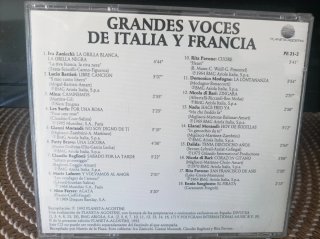 Llegaron de Sudamérica.  Voces de Italia y Francia