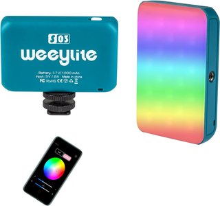 Coppia luci LED RGB fotografia e video
