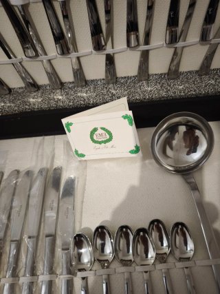 Set Posate Argento Metallo