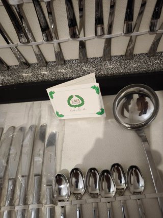 Set Posate Argento Metallo