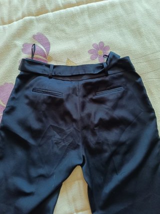 Pantalones de traje azul oscuro