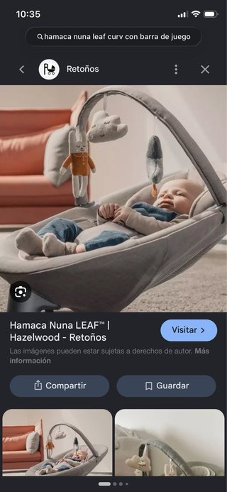 Hamaca Nuna Leaf Curv + arco de juegos