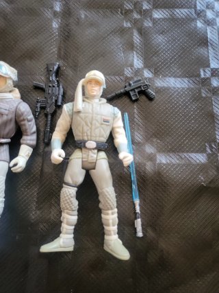 Figuras Star Wars Han Solo y Luke 1995
