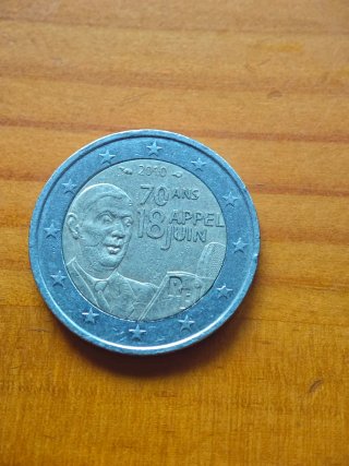 Moneda 2 euros Francia 2010