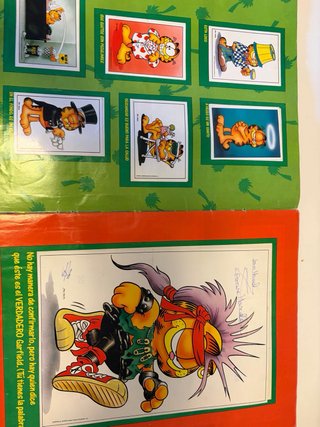 Álbum de cromos Garfield 1989