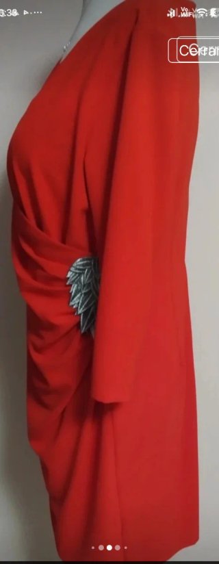OFERTA!! Vestido fiesta Dolcezza Rojo Talla 44 Nue