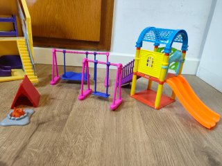 Casita y parque Peppa Pig con figuras