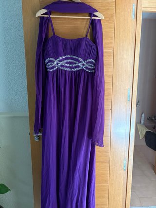 Vestido fiesta largo Vertize talla 38