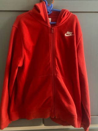 Sudadera Nike Roja con Cremallera