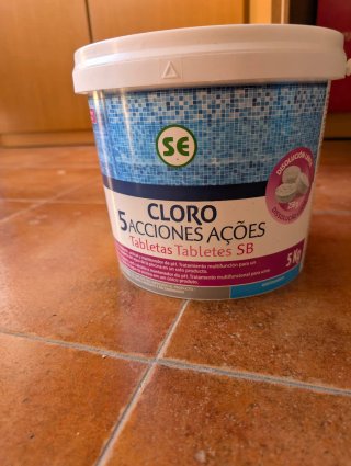 Cubo Cloro 5 Acciones SE 5kg