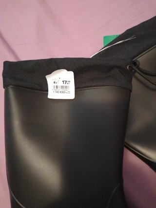 Botas de agua negras