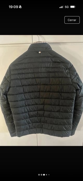Chaqueta acolchada Boss negra