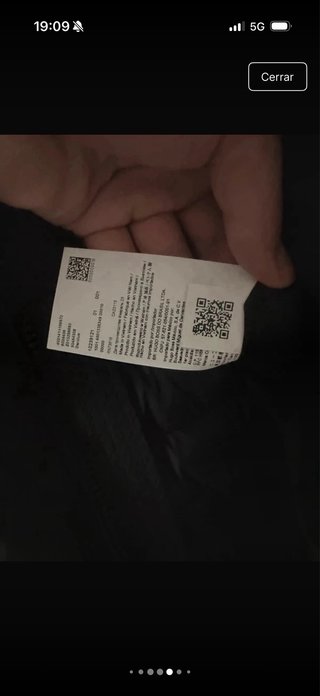 Chaqueta acolchada Boss negra