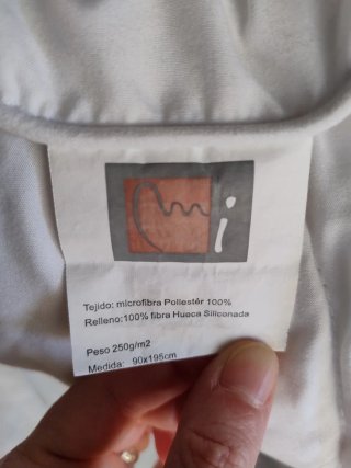Relleno nórdico para cama de 90cm