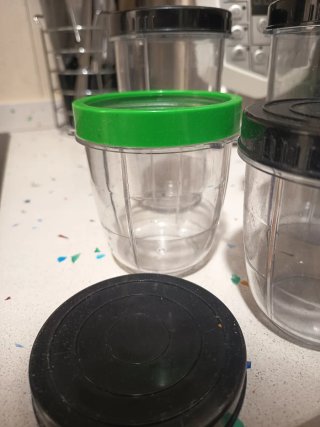 Lote vasos y tapas repuesto
