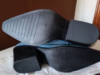 Botas vaqueras Pull&Bear denim azul T40 nuevas