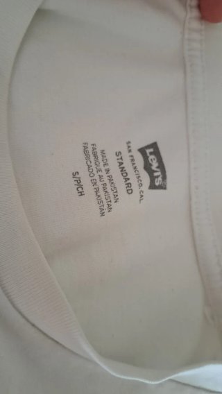 Camiseta Levi's Blanca Básica Talla S