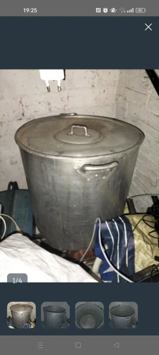 Olla grande de aluminio XXXX