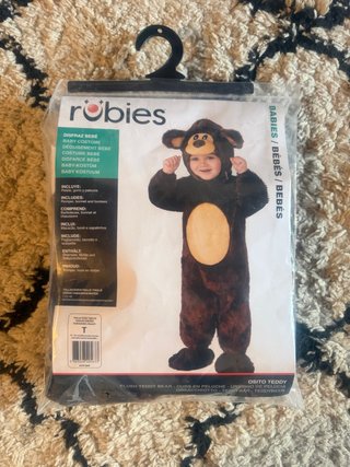 Disfraz Bebé Oso Peluche Talla 12/18