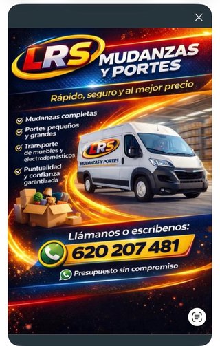 Mudanzas y portes. Granada y alrededores!