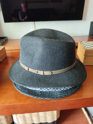Sombrero Stetson Talla XL Gris oscuro