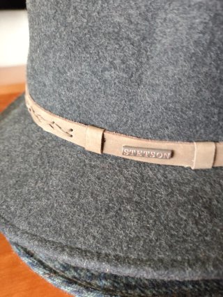 Sombrero Stetson Talla XL Gris oscuro