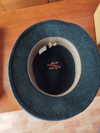 Sombrero Stetson Talla XL Gris oscuro
