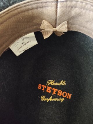 Sombrero Stetson Talla XL Gris oscuro