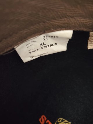 Sombrero Stetson Talla XL Gris oscuro