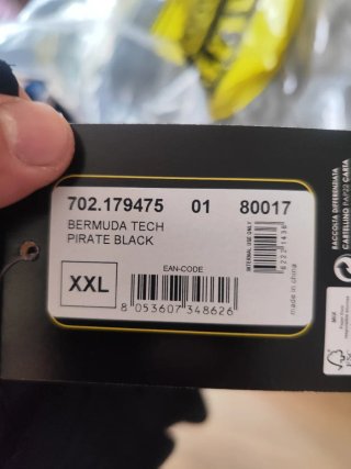 Bermudas Diadora Utility Negras Talla XXL