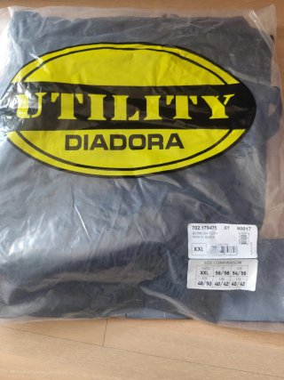 Bermudas Diadora Utility Negras Talla XXL